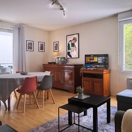 Apartmán Joli 3P Avec Terrasse Et Garage Proche Centre Štrasburk Exteriér fotografie