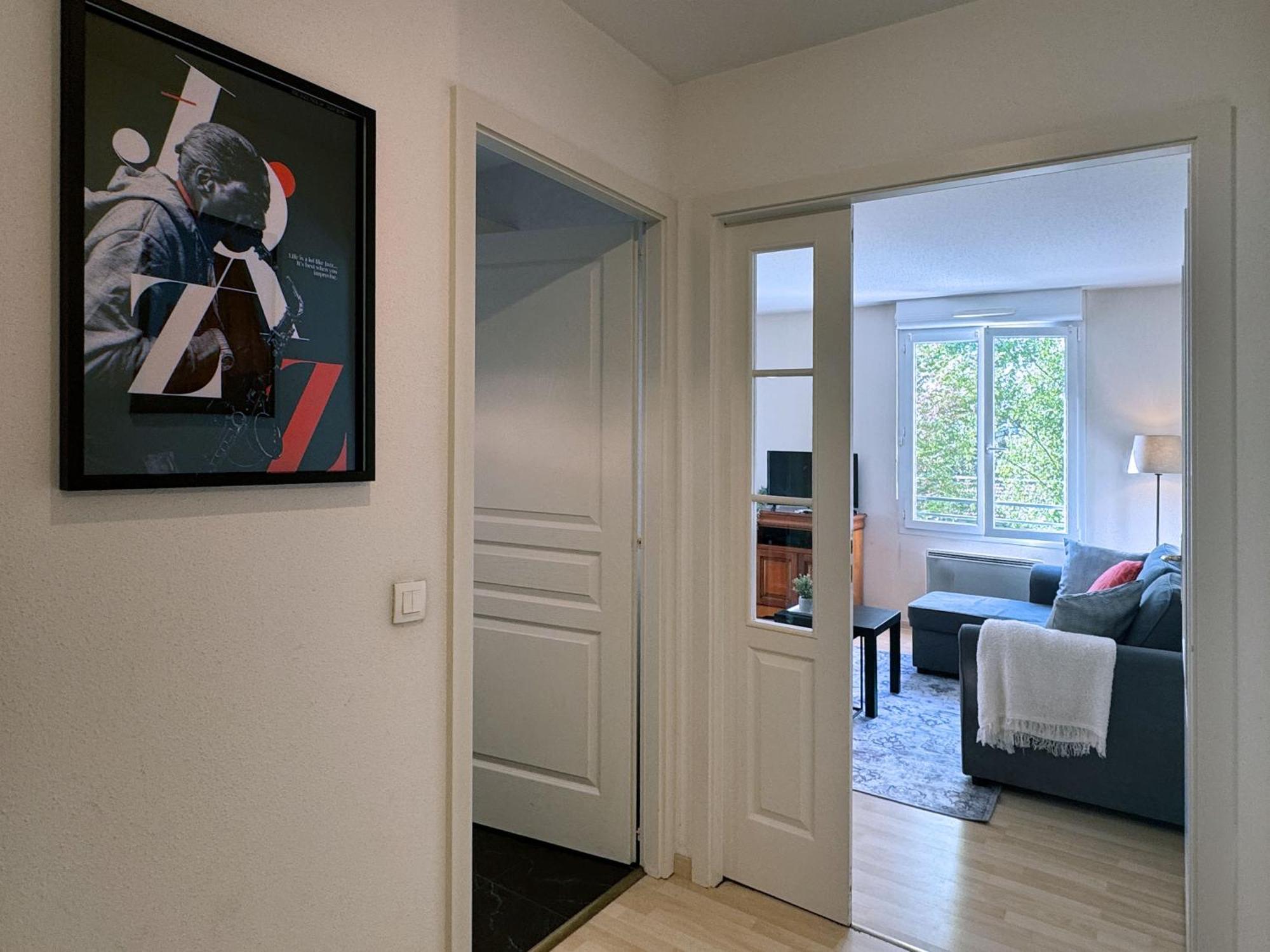 Apartmán Joli 3P Avec Terrasse Et Garage Proche Centre Štrasburk Exteriér fotografie