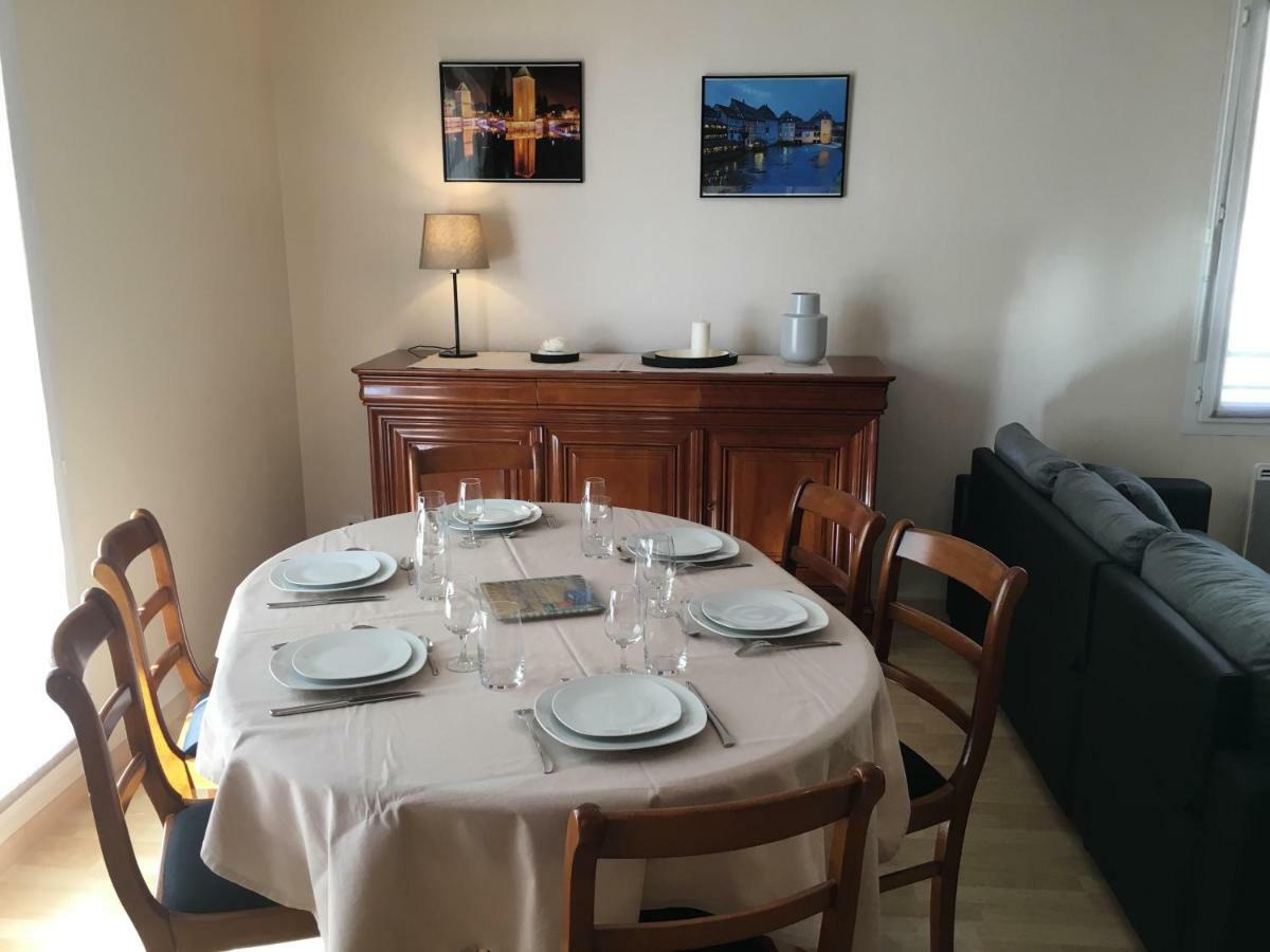 Apartmán Joli 3P Avec Terrasse Et Garage Proche Centre Štrasburk Exteriér fotografie
